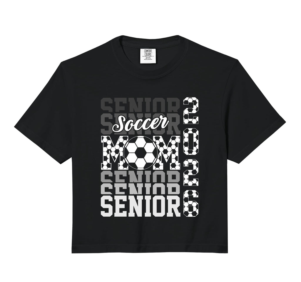 2026 Soccer Senior Mom Graduation Hoodie - Novelty Apparel Men Women - T-Shirt, Sweatshirt, Hoodie