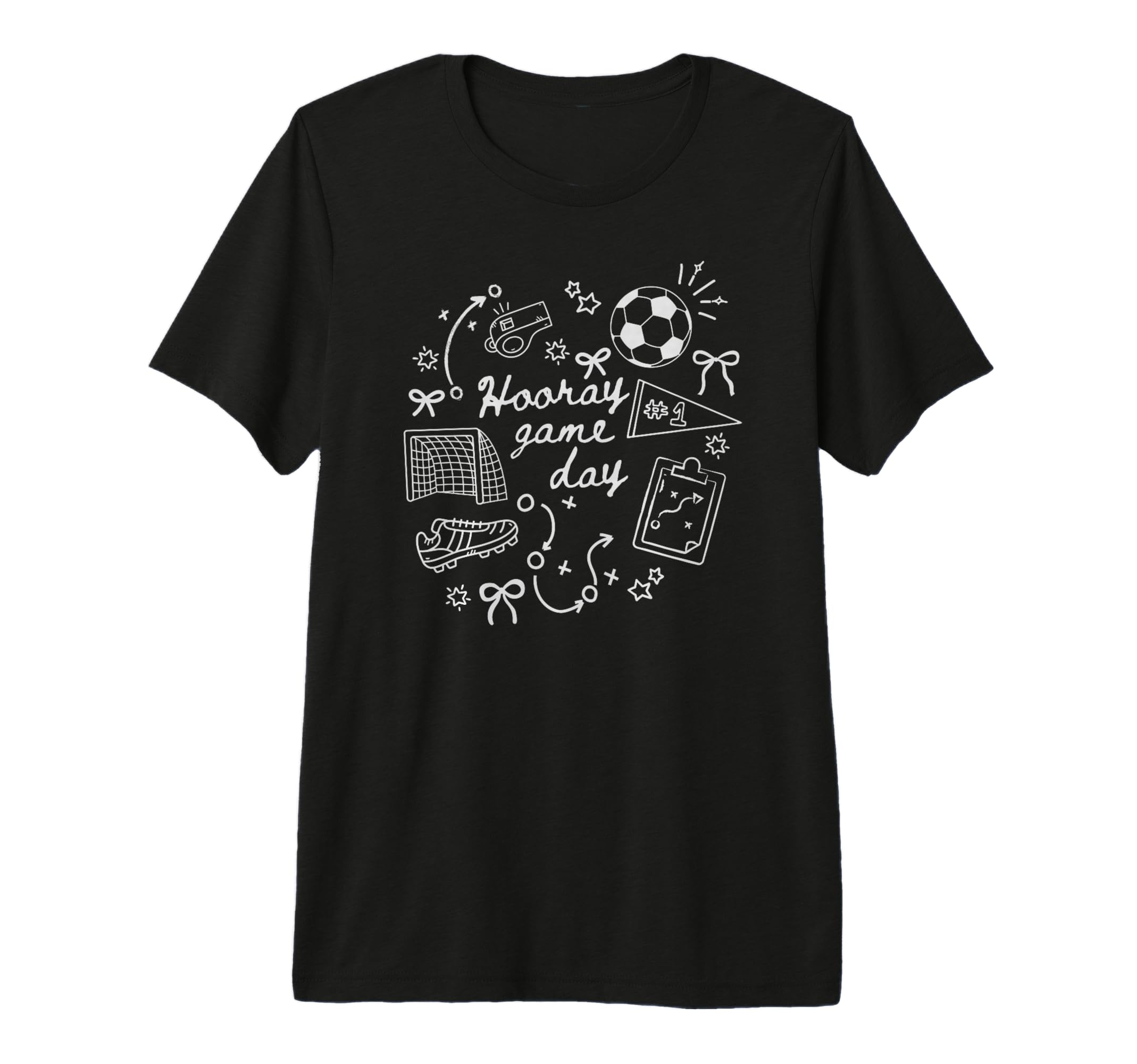 Hooray Game Day Soccer Mom Tri Blend T-Shirt - Fun Novelty Design Unisex - T-Shirt, Sweatshirt, Hoodie