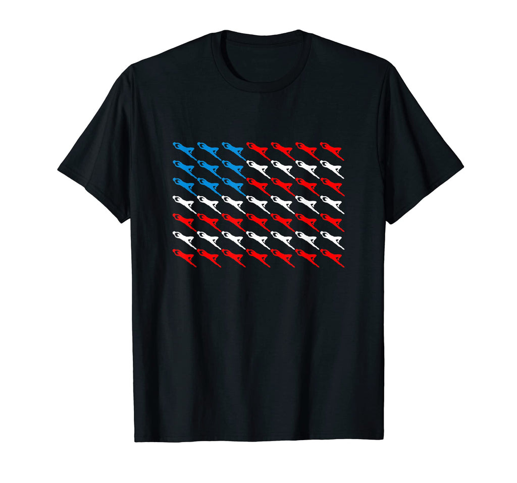 Soccer Goalie American Flag Independence T-Shirt - Custom Art Print Unisex - T-Shirt, Sweatshirt, Hoodie