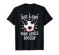 Just Soccer Love Soccer Player Fan T-Shirt - Graphic Print for Adults - T-Shirt, Sweatshirt, Hoodie