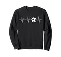 Soccer Heartbeat Funny Soccer Lover Sweatshirt - Trendy Graphic Unisex - T-Shirt, Sweatshirt, Hoodie