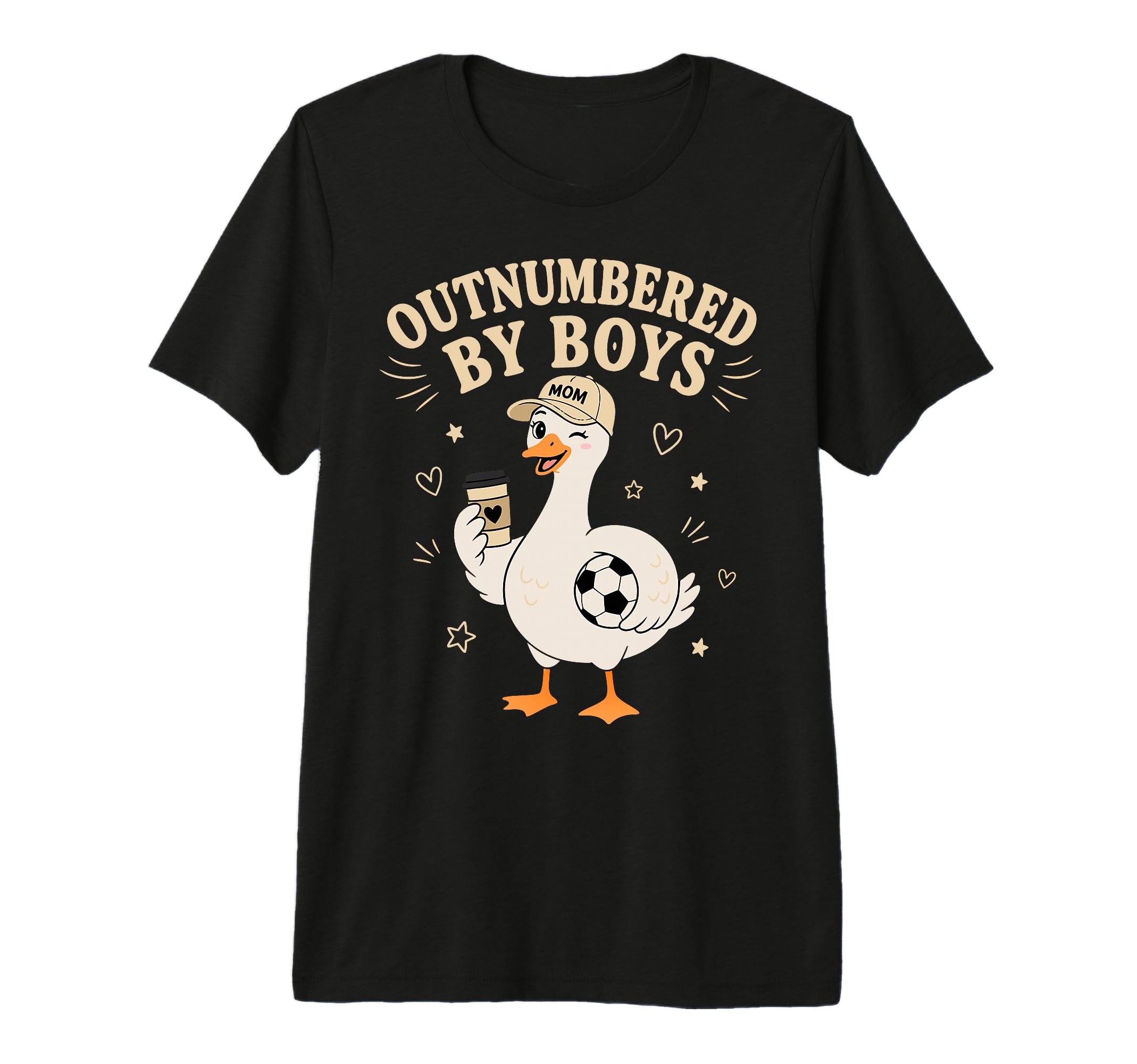 Funny Mom Goose Outnumbered Soccer Tri T-Shirt - Novelty Apparel Unisex - T-Shirt, Sweatshirt, Hoodie