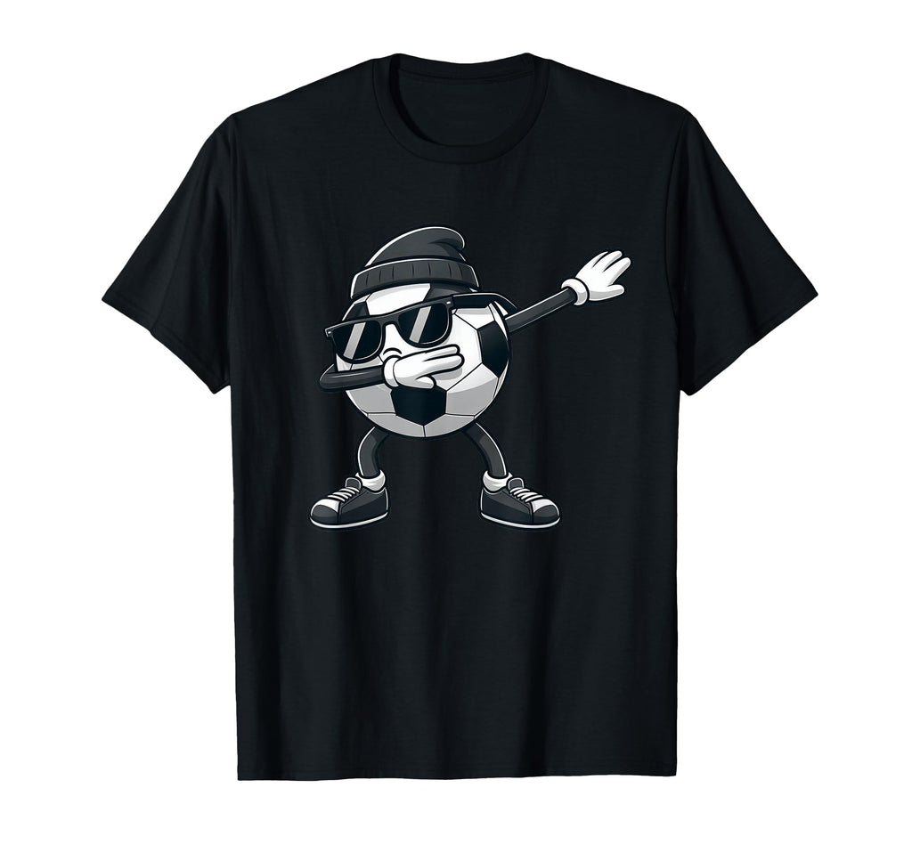 Dabbing Soccer Ball Soccer Sports T-Shirt - Custom Art Print for Adults - T-Shirt, Sweatshirt, Hoodie