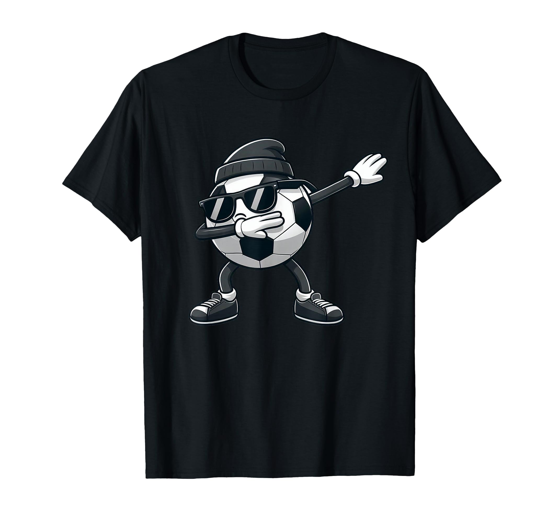 Dabbing Soccer Ball Soccer Sports T-Shirt - Custom Art Print for Adults - T-Shirt, Sweatshirt, Hoodie