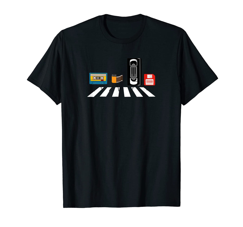 Vhs Cassette Tape Floppy Disc Funny T-Shirt - Custom Art Print for Adults - T-Shirt, Sweatshirt, Hoodie