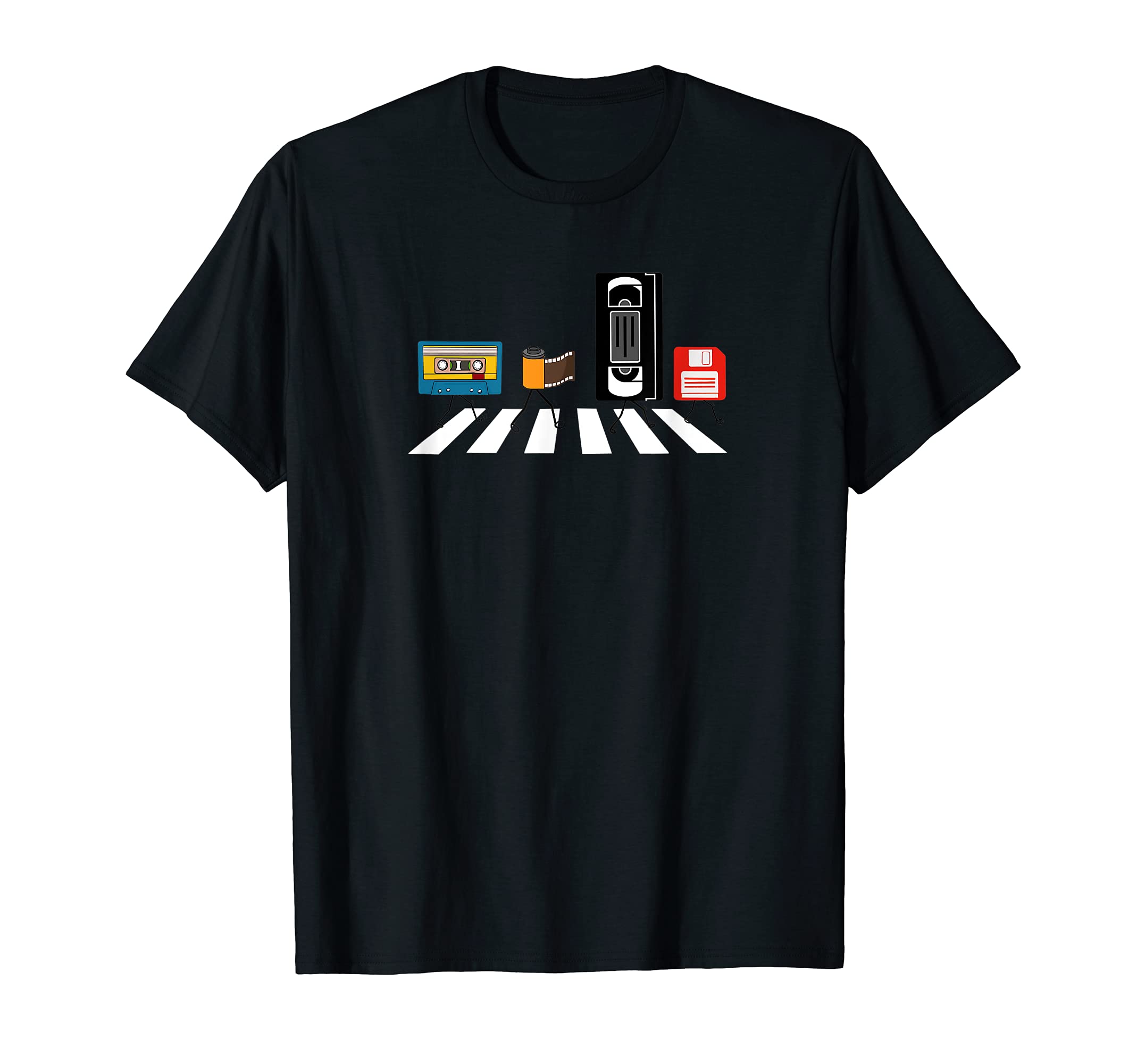 Vhs Cassette Tape Floppy Disc Funny T-Shirt - Custom Art Print for Adults - T-Shirt, Sweatshirt, Hoodie
