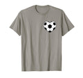 Soccer Love Heart Fans And Players T-Shirt - Novelty Apparel for Adults - T-Shirt, Sweatshirt, Hoodie