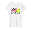Peace Love Tennis Teen Little Pastel T-Shirt - Custom Art Print for Adults - T-Shirt, Sweatshirt, Hoodie