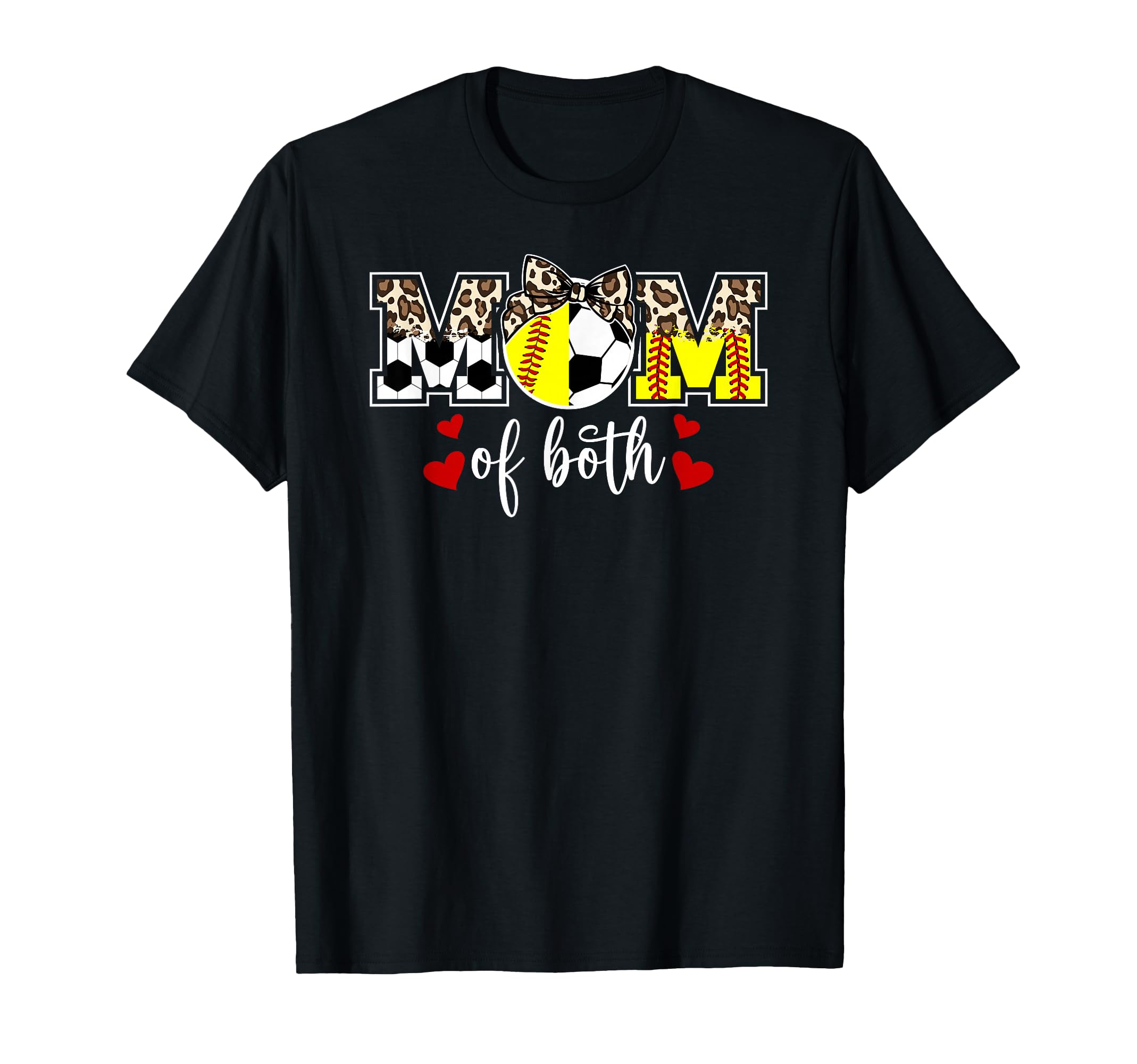 Mom Both Softball Soccer Mom Soccer T-Shirt - Minimalist Print Men Women - T-Shirt, Sweatshirt, Hoodie