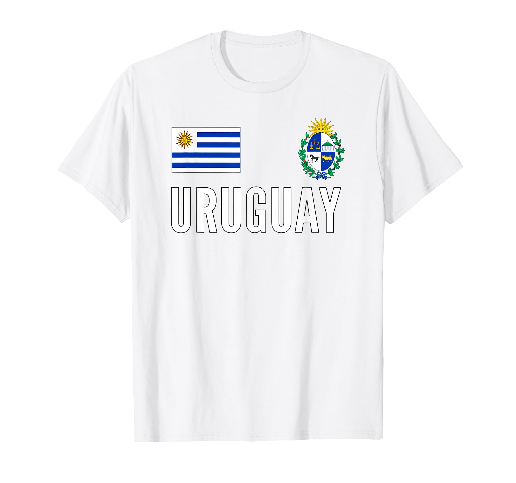 Uruguay Soccer Jersey Football Fan T-Shirt - Novelty Apparel Men Women - T-Shirt, Sweatshirt, Hoodie