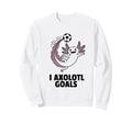 Minimalist Axolotl Soccer Player And Sweatshirt - Novelty Apparel Unisex - T-Shirt, Sweatshirt, Hoodie
