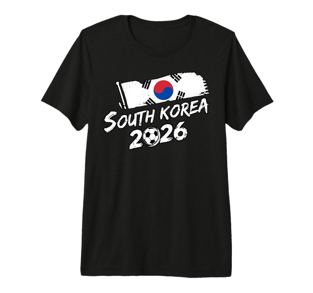 South Korea Soccer Football Game Player T-Shirt - Custom Art Print Unisex - T-Shirt, Sweatshirt, Hoodie