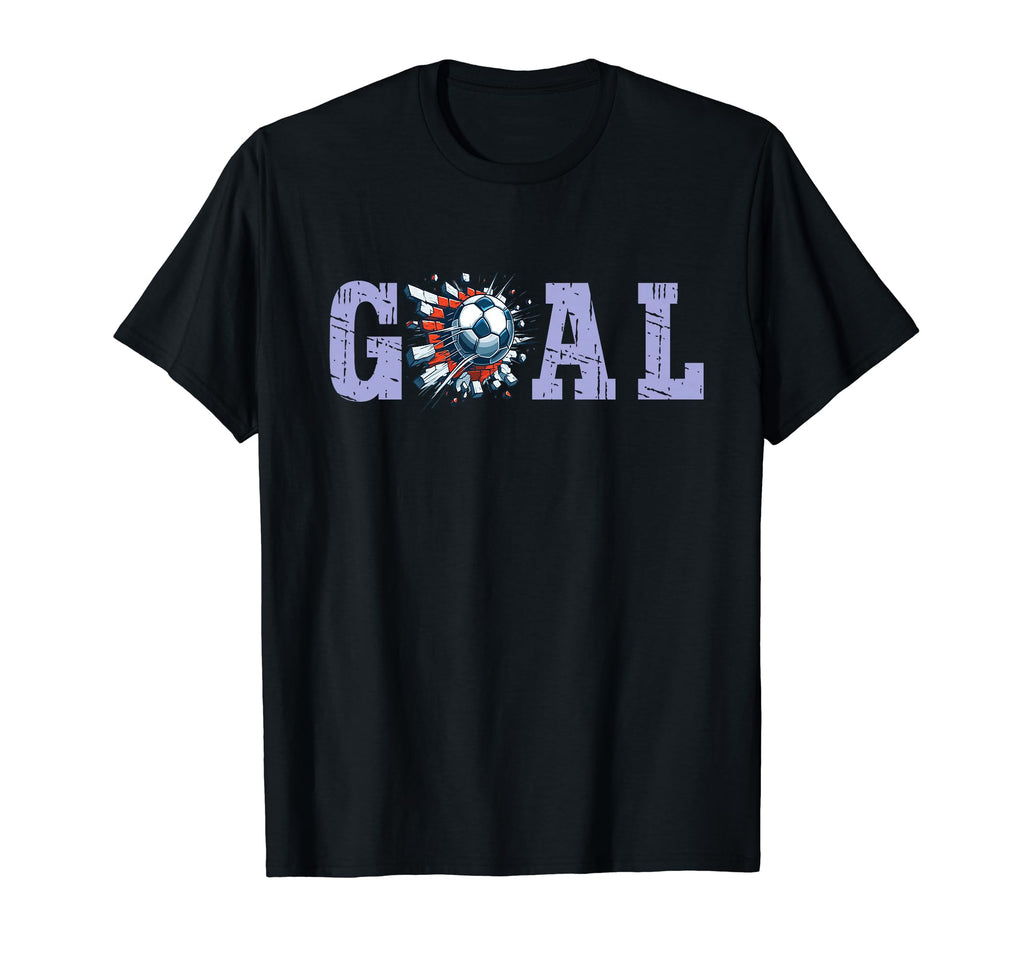 Goal Soccer Ball Break Wall Soccer T-Shirt - Streetwear Style for Adults - T-Shirt, Sweatshirt, Hoodie