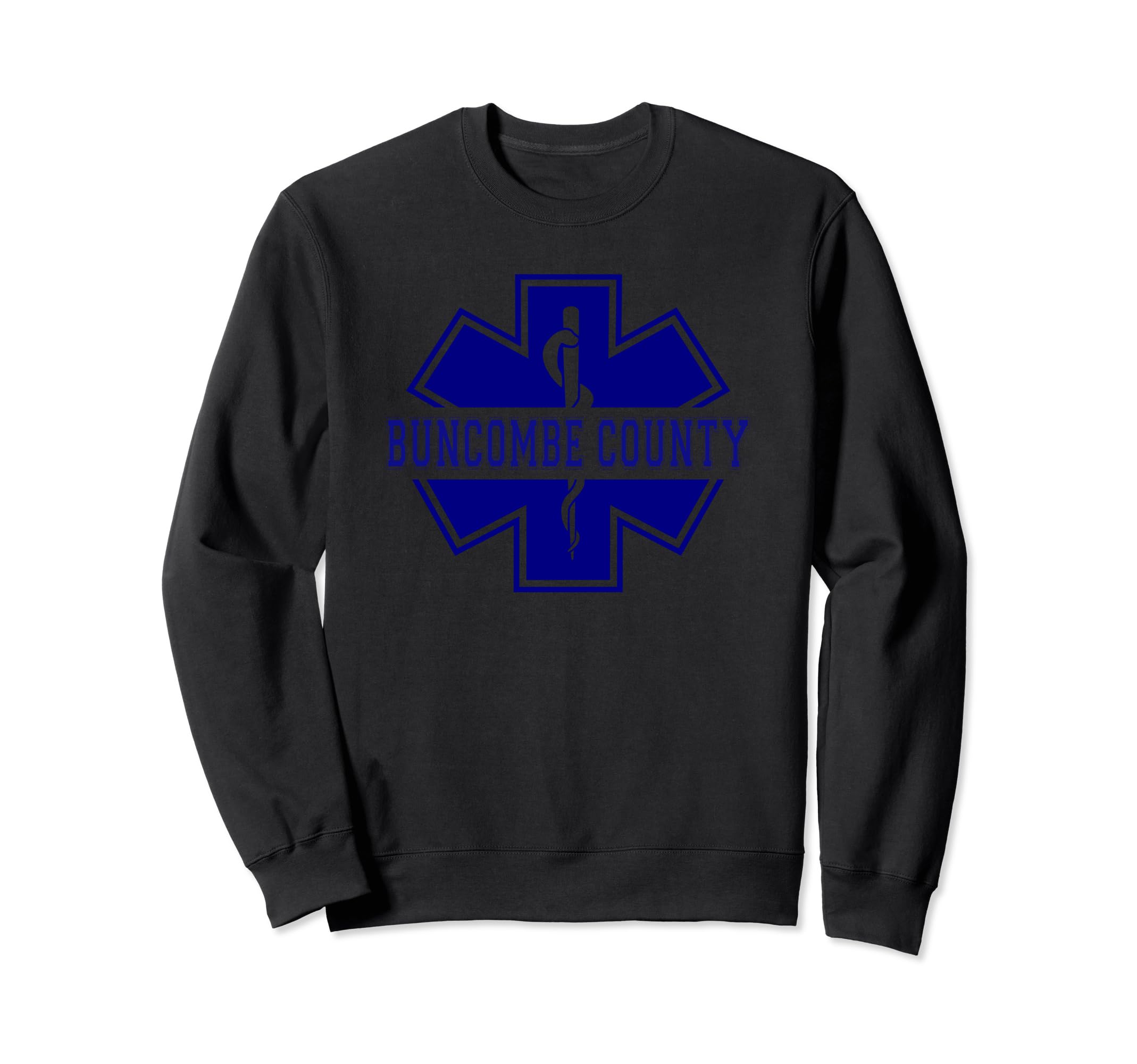 Buncombe County Paramedic Star Sweatshirt - Custom Art Print Men Women - T-Shirt, Sweatshirt, Hoodie