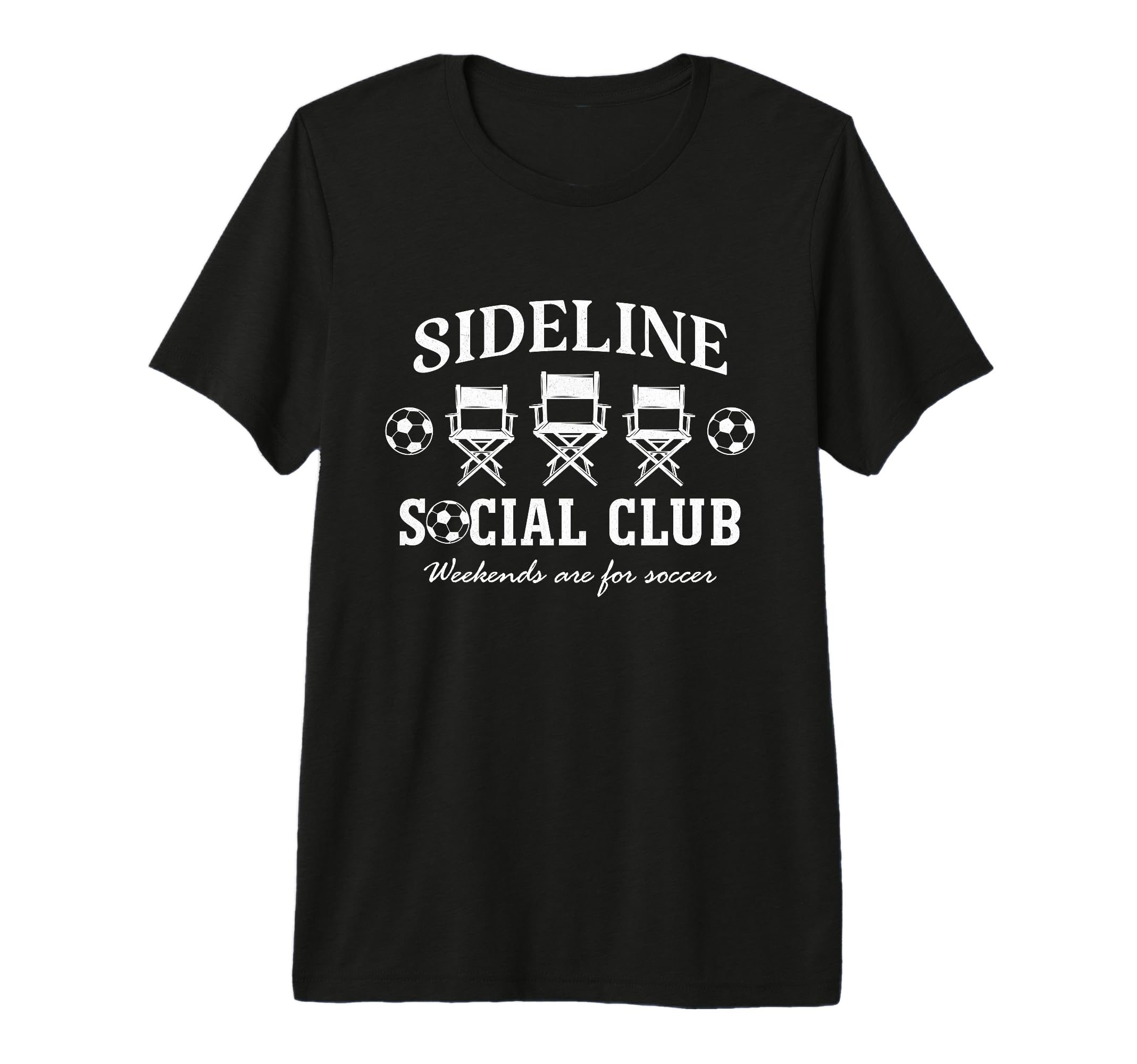 Sideline Social Club Soccer Mom Dad Funny T-Shirt - Novelty Apparel Unisex - T-Shirt, Sweatshirt, Hoodie