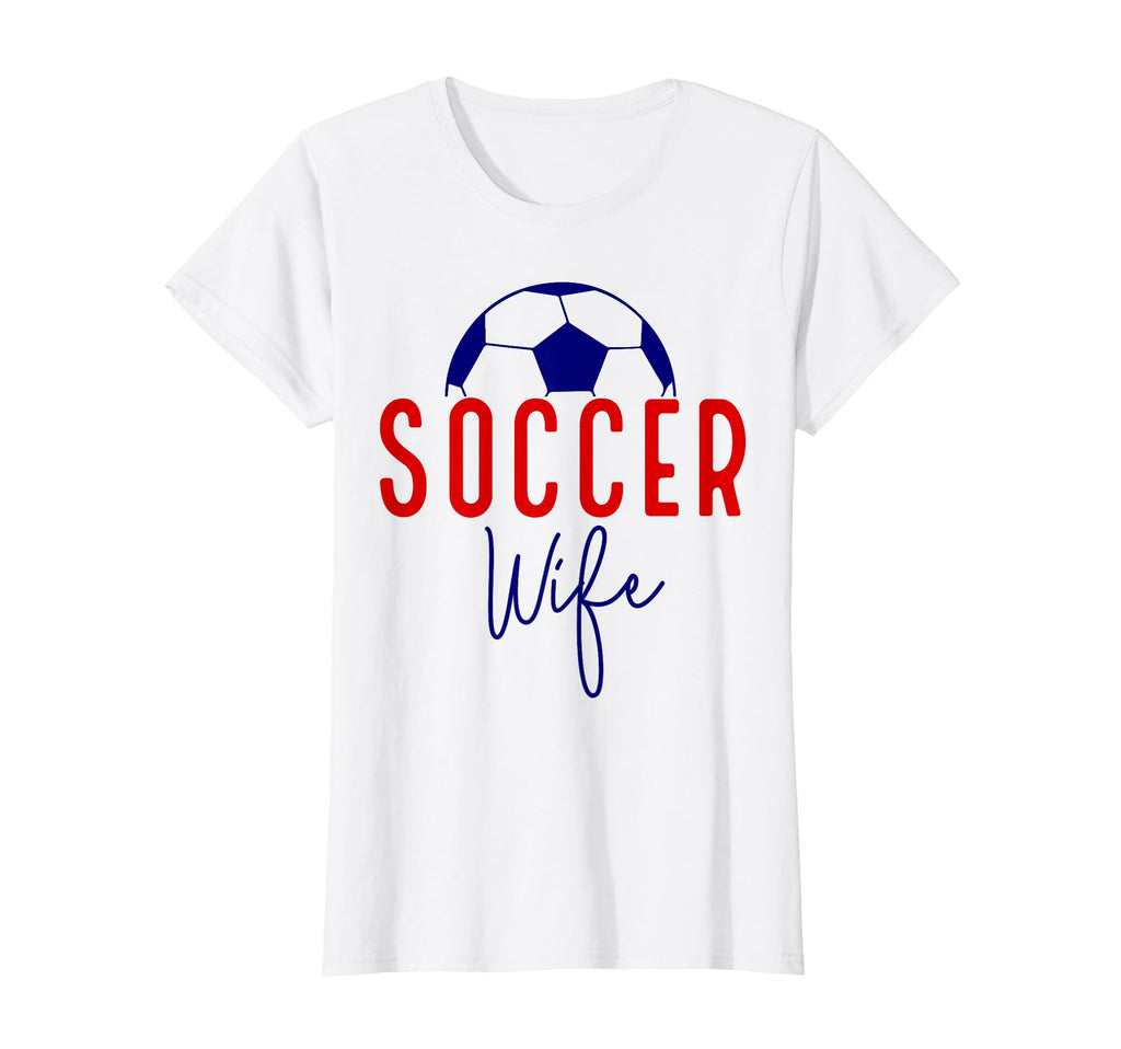 Soccer Wife Soccer Ball Support Soccer T-Shirt - Graphic Print for Adults - T-Shirt, Sweatshirt, Hoodie