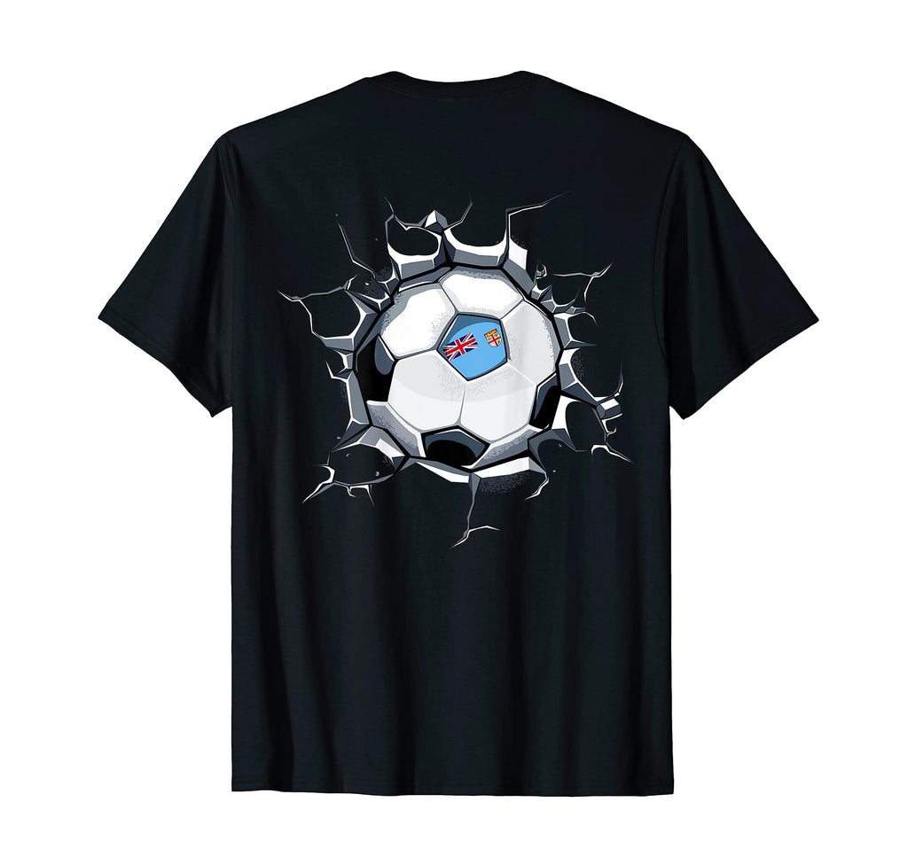 Fiji Soccer Fans Jersey Pride Proud T-Shirt - Trendy Graphic for Adults - T-Shirt, Sweatshirt, Hoodie