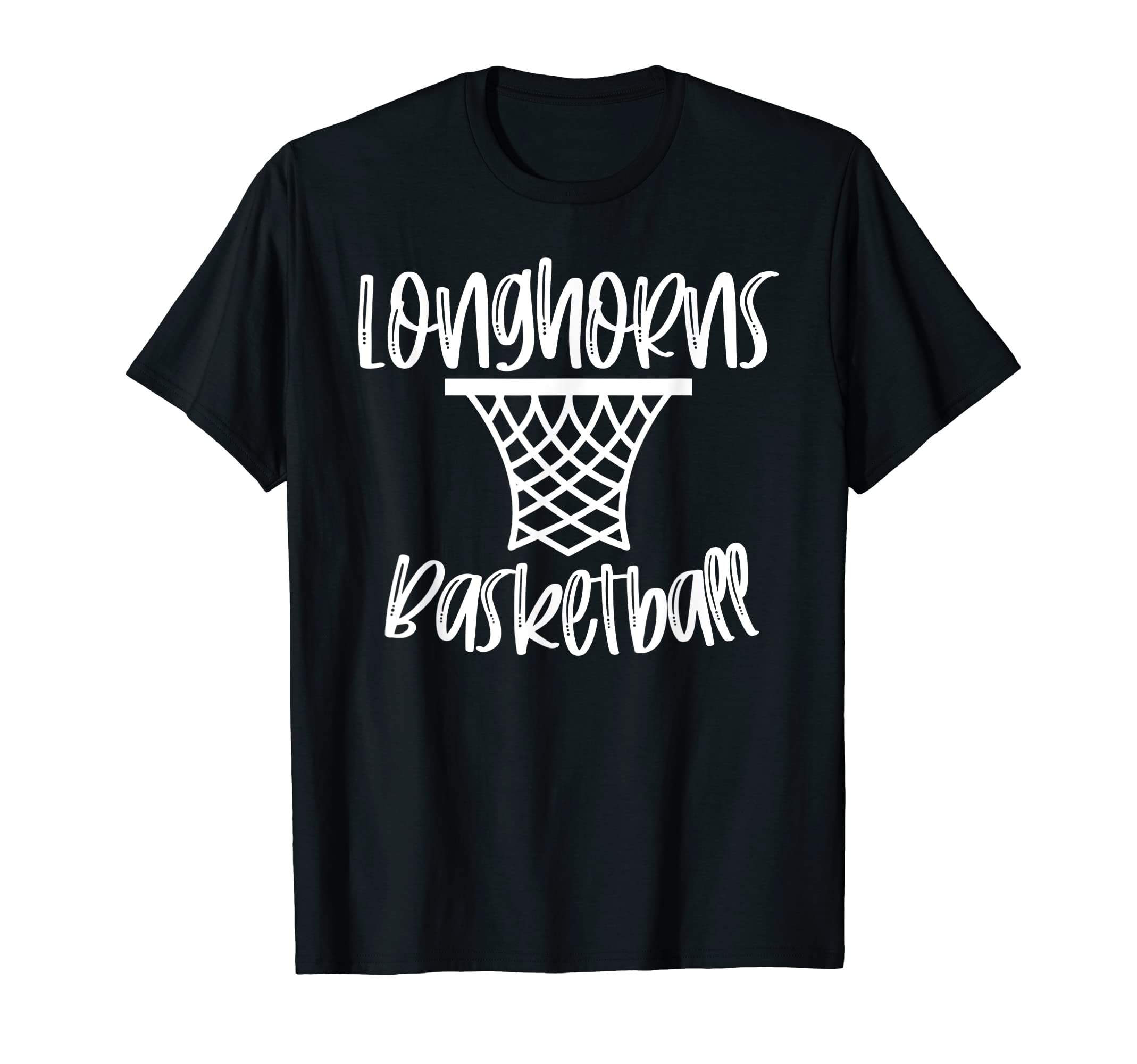 Longhorns Basketball Team Mascot T-Shirt - Custom Art Print for Adults - T-Shirt, Sweatshirt, Hoodie