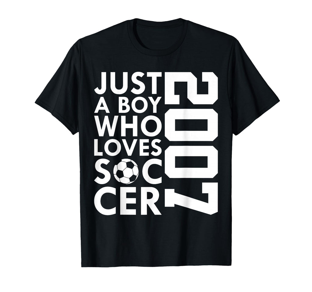 2007 Just Who Loves Soccer 19Th T-Shirt - Fun Novelty Design for Adults - T-Shirt, Sweatshirt, Hoodie