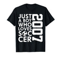 2007 Just Who Loves Soccer 19Th T-Shirt - Fun Novelty Design for Adults - T-Shirt, Sweatshirt, Hoodie