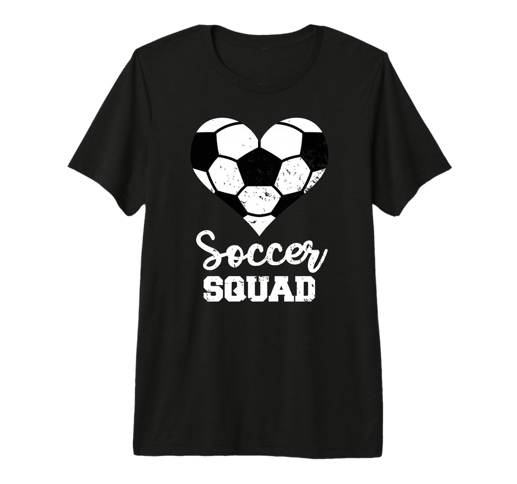 Soccer Squad Heart Funny Soccer T-Shirt - Custom Art Print for Adults - T-Shirt, Sweatshirt, Hoodie