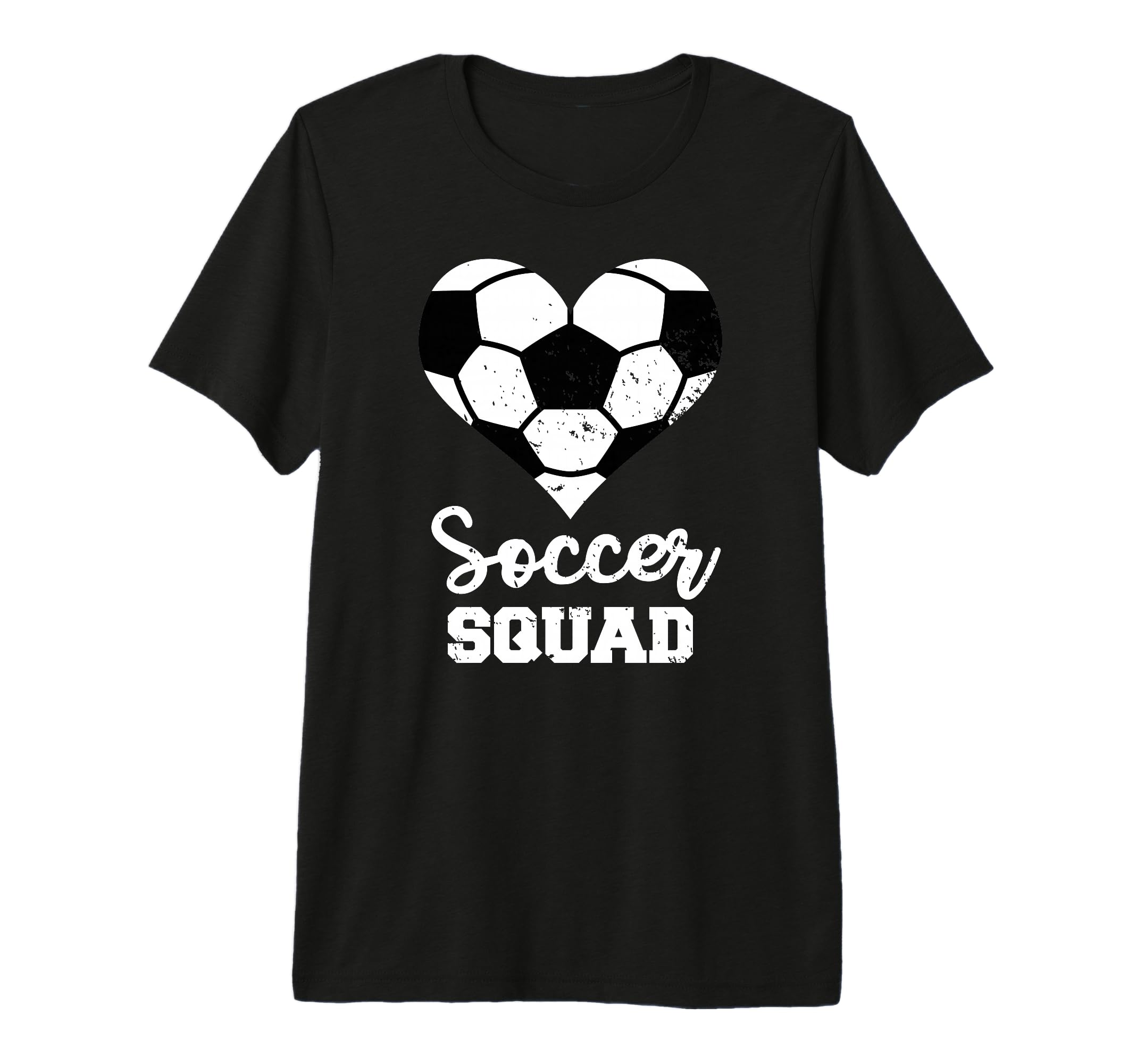 Soccer Squad Heart Funny Soccer T-Shirt - Custom Art Print for Adults - T-Shirt, Sweatshirt, Hoodie