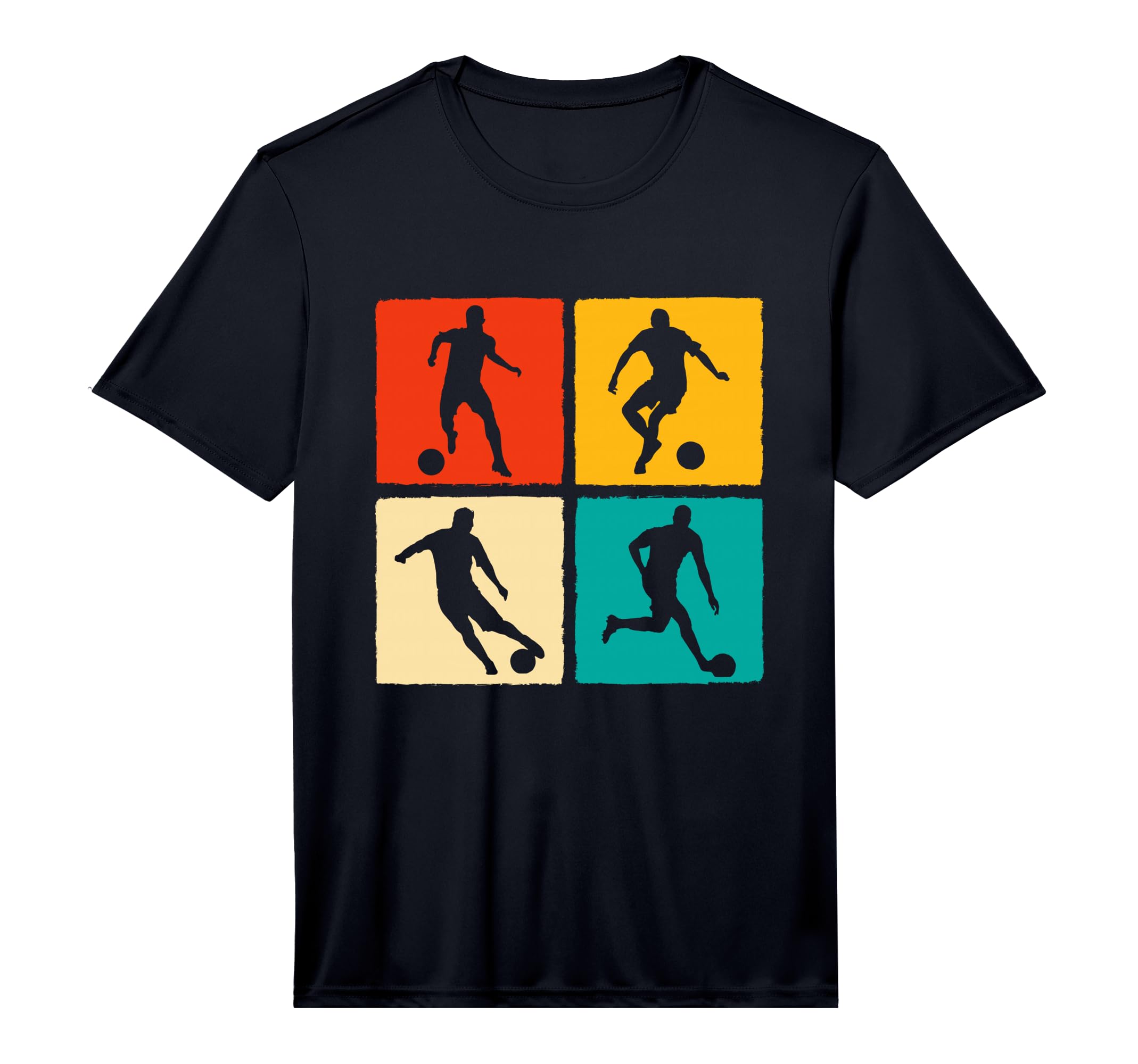 Soccer Silhouette Soccer Player Performance T-Shirt - Unique Graphic Unisex - T-Shirt, Sweatshirt, Hoodie