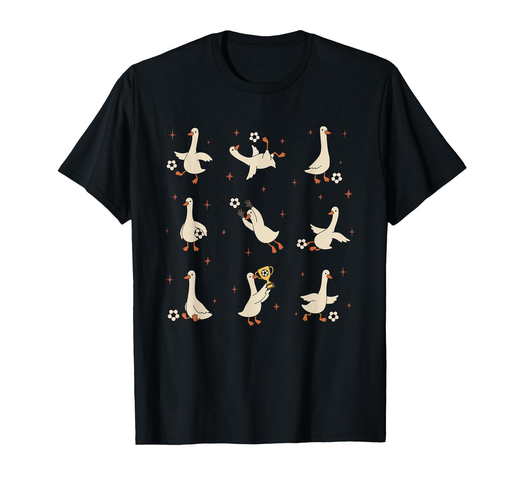 Funny Silly Goose Soccer Game Day T-Shirt - Unique Graphic Men Women - T-Shirt, Sweatshirt, Hoodie