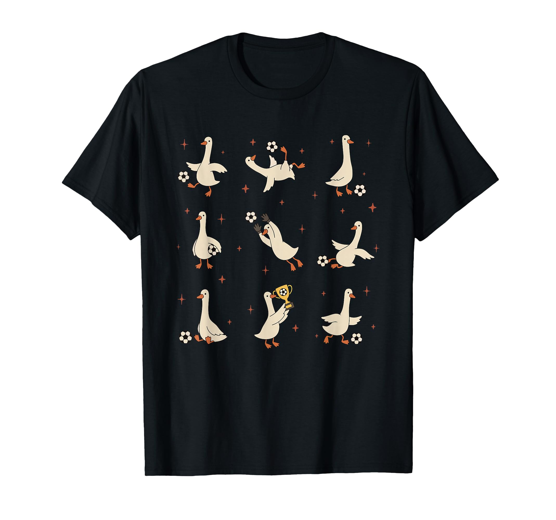 Funny Silly Goose Soccer Game Day T-Shirt - Unique Graphic Men Women - T-Shirt, Sweatshirt, Hoodie