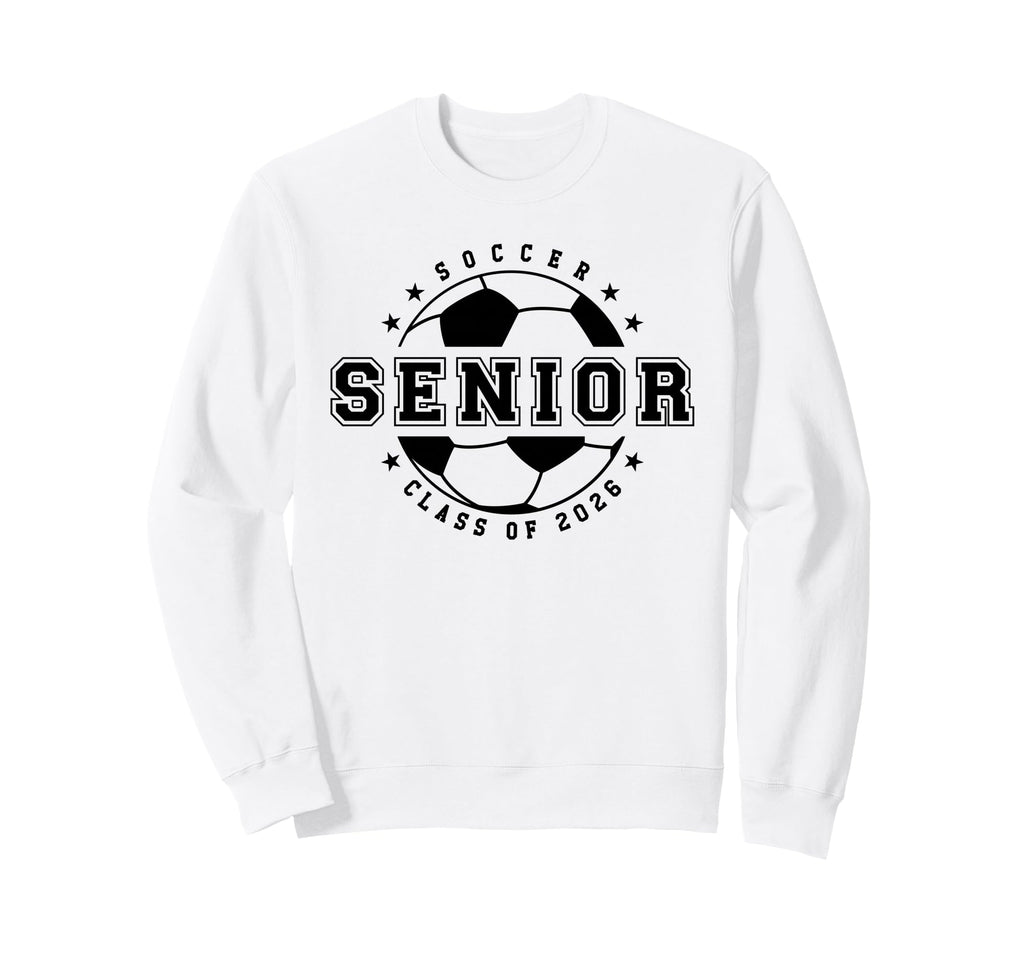 Soccer Player Senior Year Class Sweatshirt - Aesthetic Graphic for Adults - T-Shirt, Sweatshirt, Hoodie