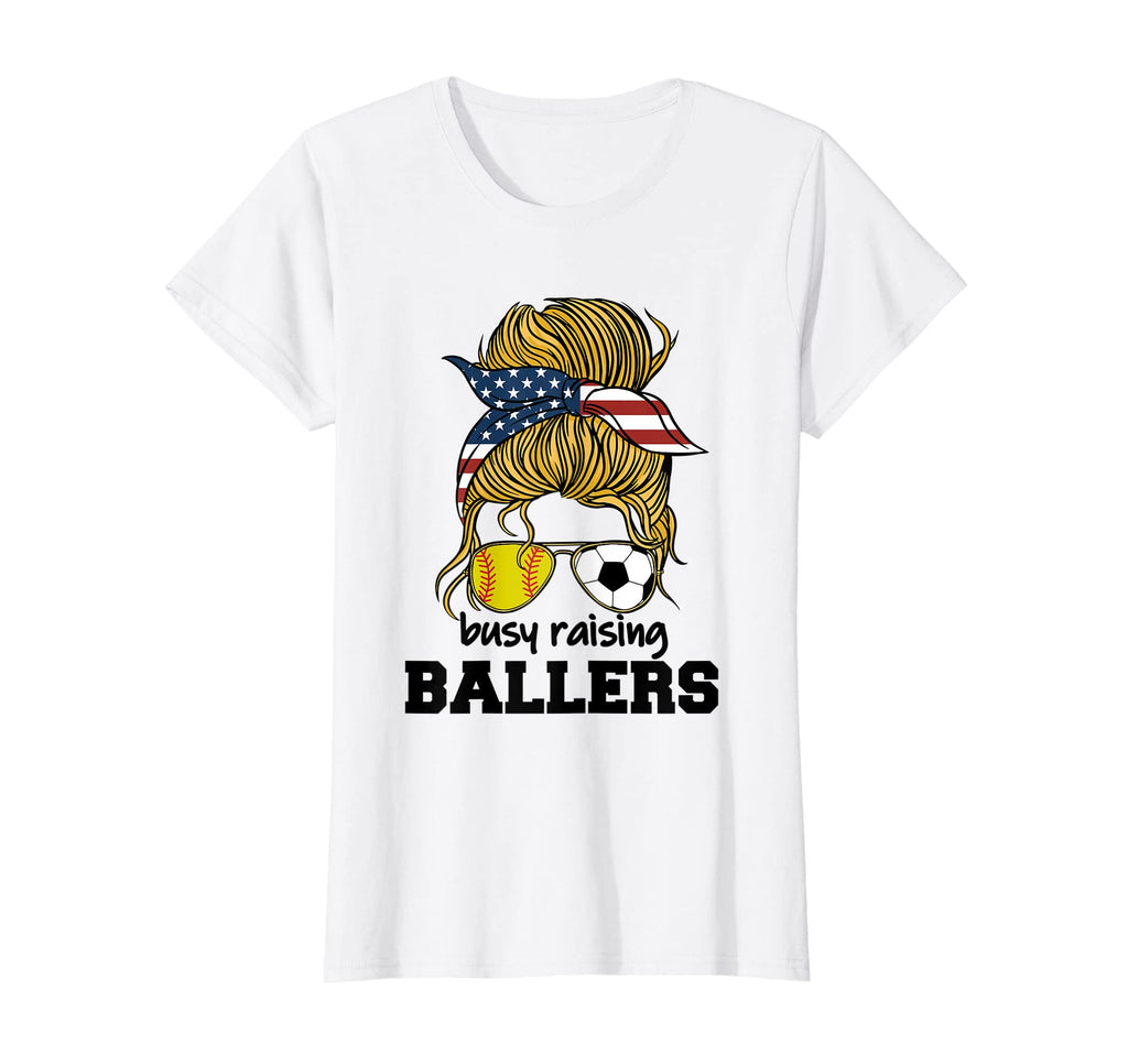 Womens Softball And Soccer Mom T-Shirt - Casual Everyday Wear for Adults - T-Shirt, Sweatshirt, Hoodie