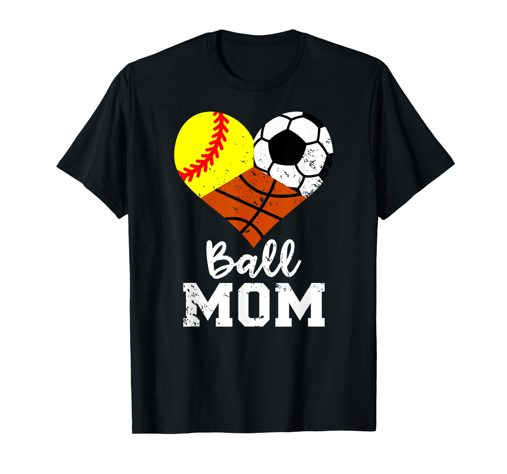 Ball Mom Funny Softball Soccer T-Shirt - Fun Novelty Design Unisex - T-Shirt, Sweatshirt, Hoodie