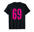 Number 69 Distressed Sport Team Player T-Shirt - Unique Graphic Unisex - T-Shirt, Sweatshirt, Hoodie