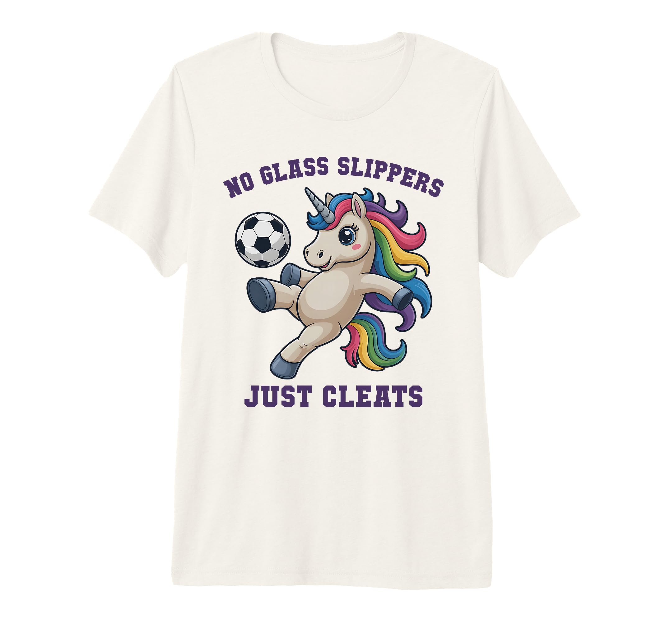 Kawaii Soccer Unicorn Just Cleats T-Shirt - Streetwear Style Men Women - T-Shirt, Sweatshirt, Hoodie
