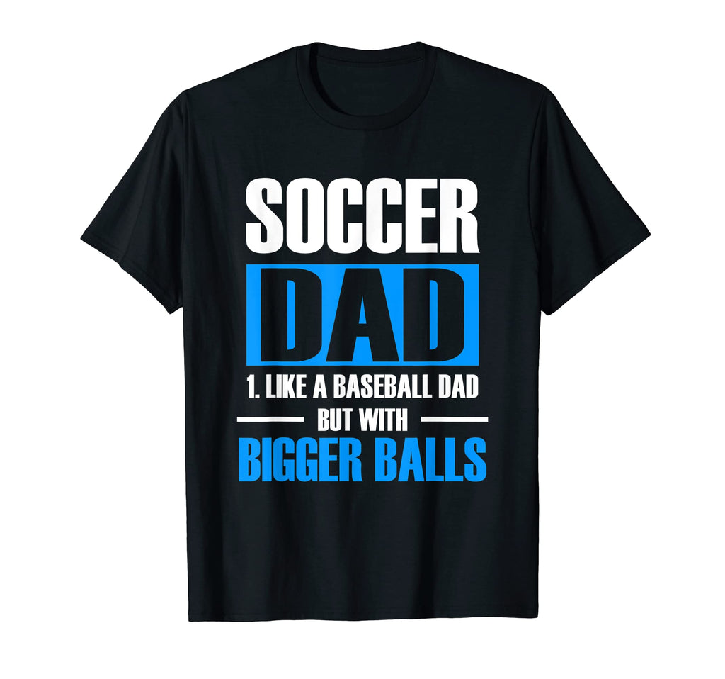 New First Time Dad To Be Balls Soccer T-Shirt - Aesthetic Graphic Unisex - T-Shirt, Sweatshirt, Hoodie