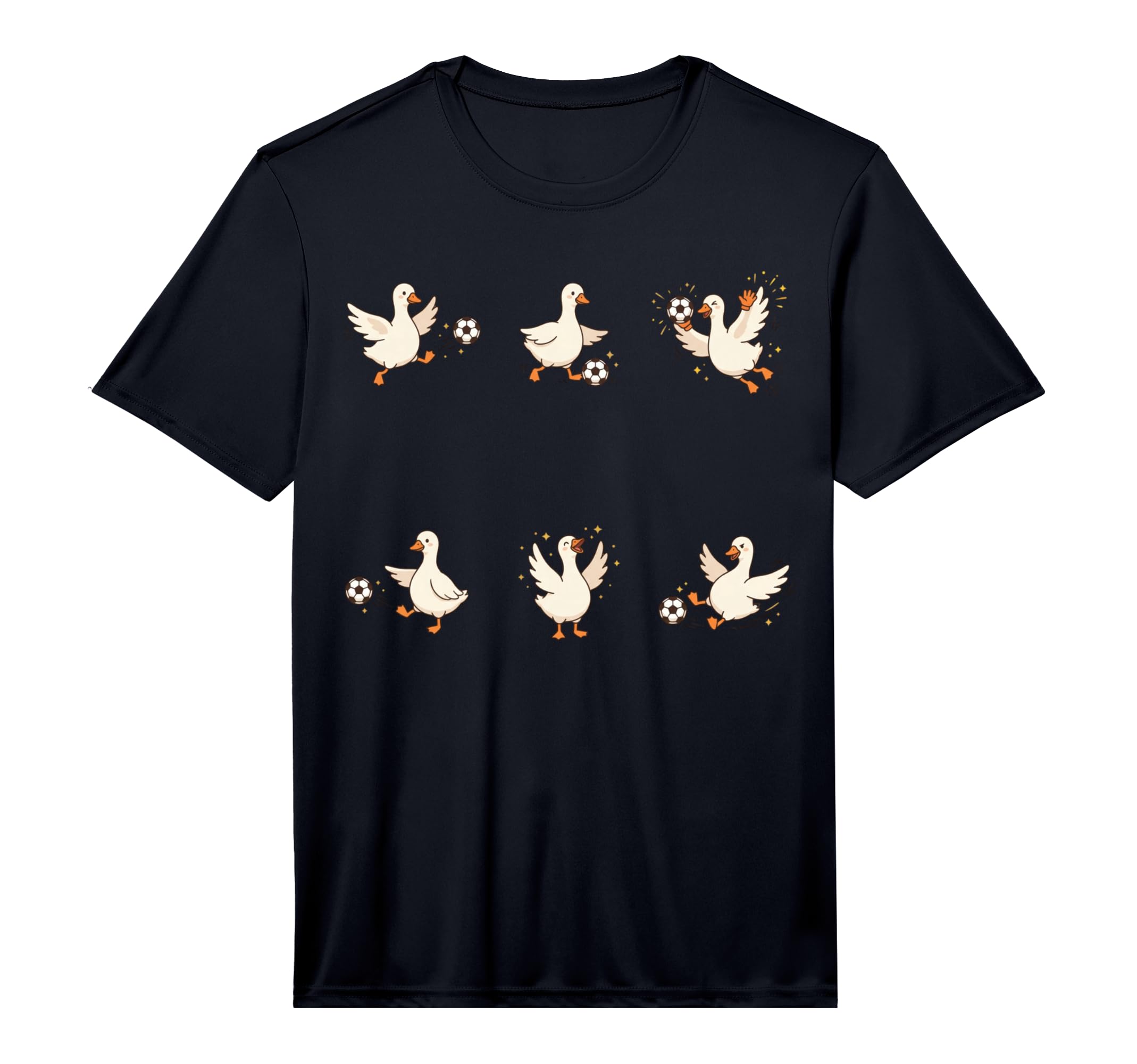 Silly Goose Playing Soccer Player Goalie T-Shirt - Graphic Print Men Women - T-Shirt, Sweatshirt, Hoodie