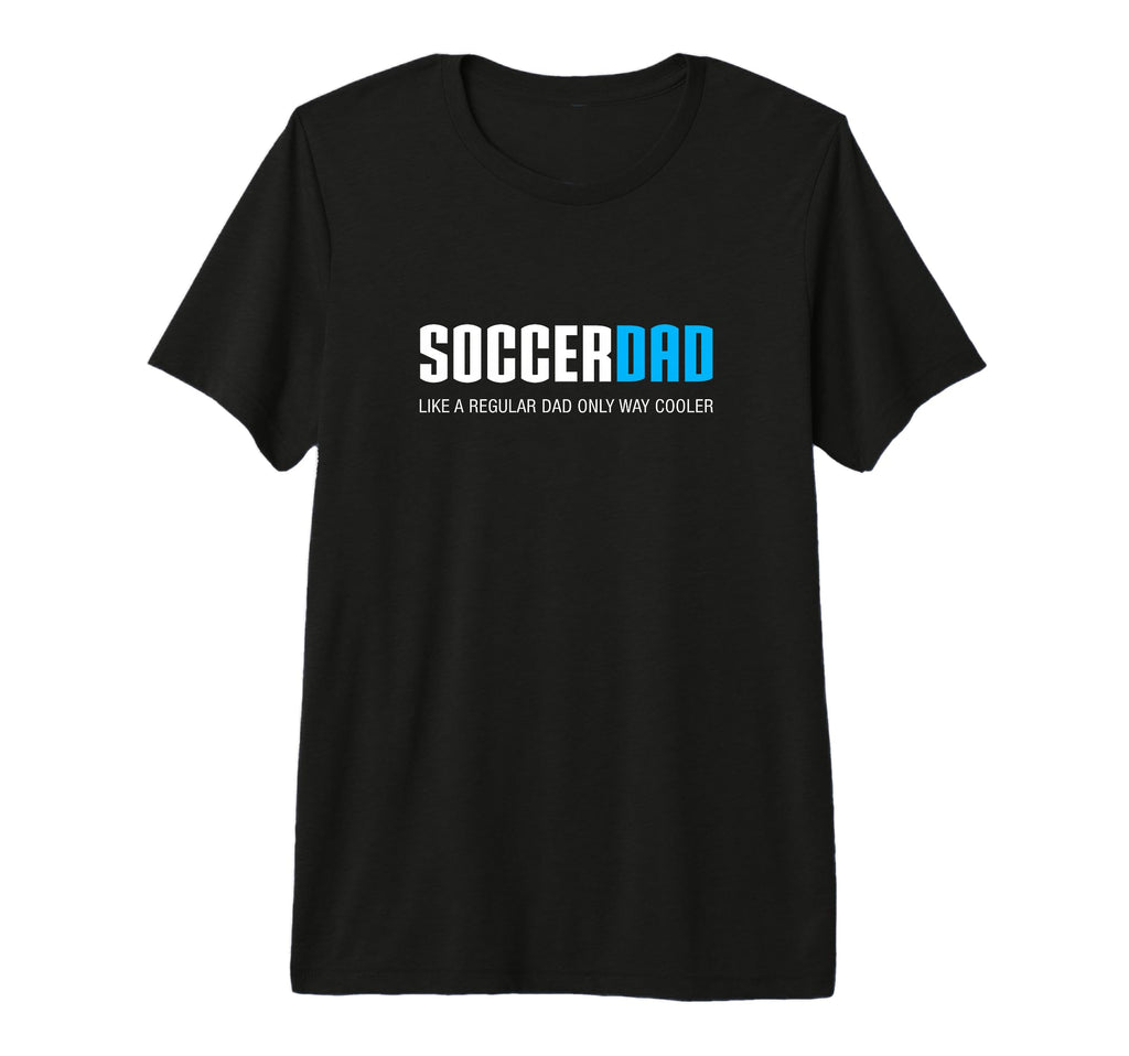 Mens Soccer Dad Funny Tri Blend T-Shirt - Minimalist Print Men Women - T-Shirt, Sweatshirt, Hoodie