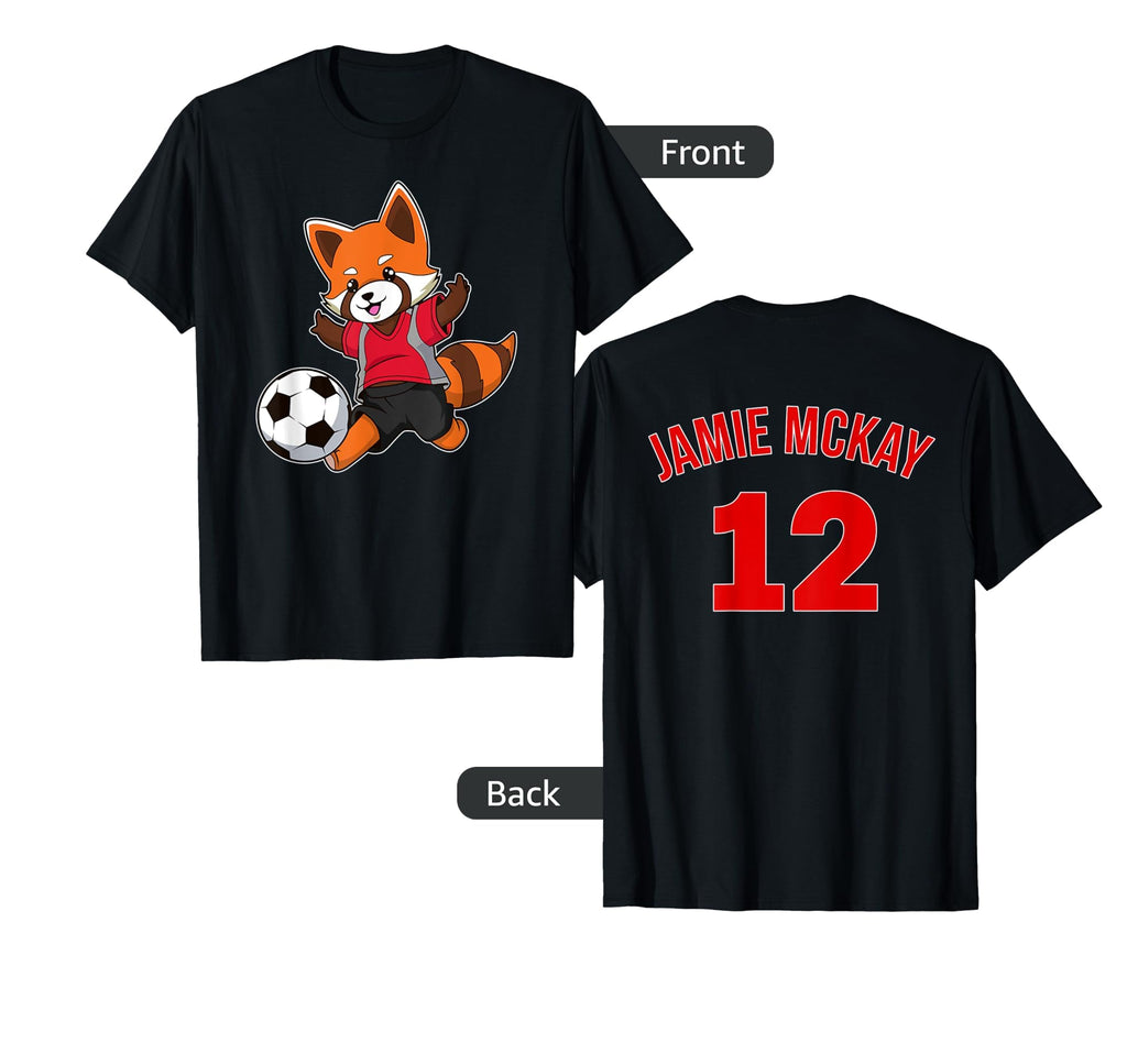 Red Panda Soccer C T-Shirt - Casual Everyday Wear Unisex - T-Shirt, Sweatshirt, Hoodie