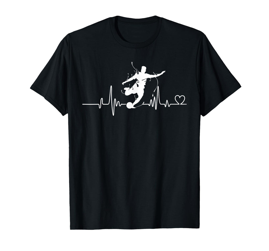 Soccer Heartbeat Tees Soccer Ball T-Shirt - Trendy Graphic for Adults - T-Shirt, Sweatshirt, Hoodie