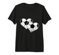Soccer Hearts Ball Play Sports Sweatshirt - Minimalist Print Men Women - T-Shirt, Sweatshirt, Hoodie