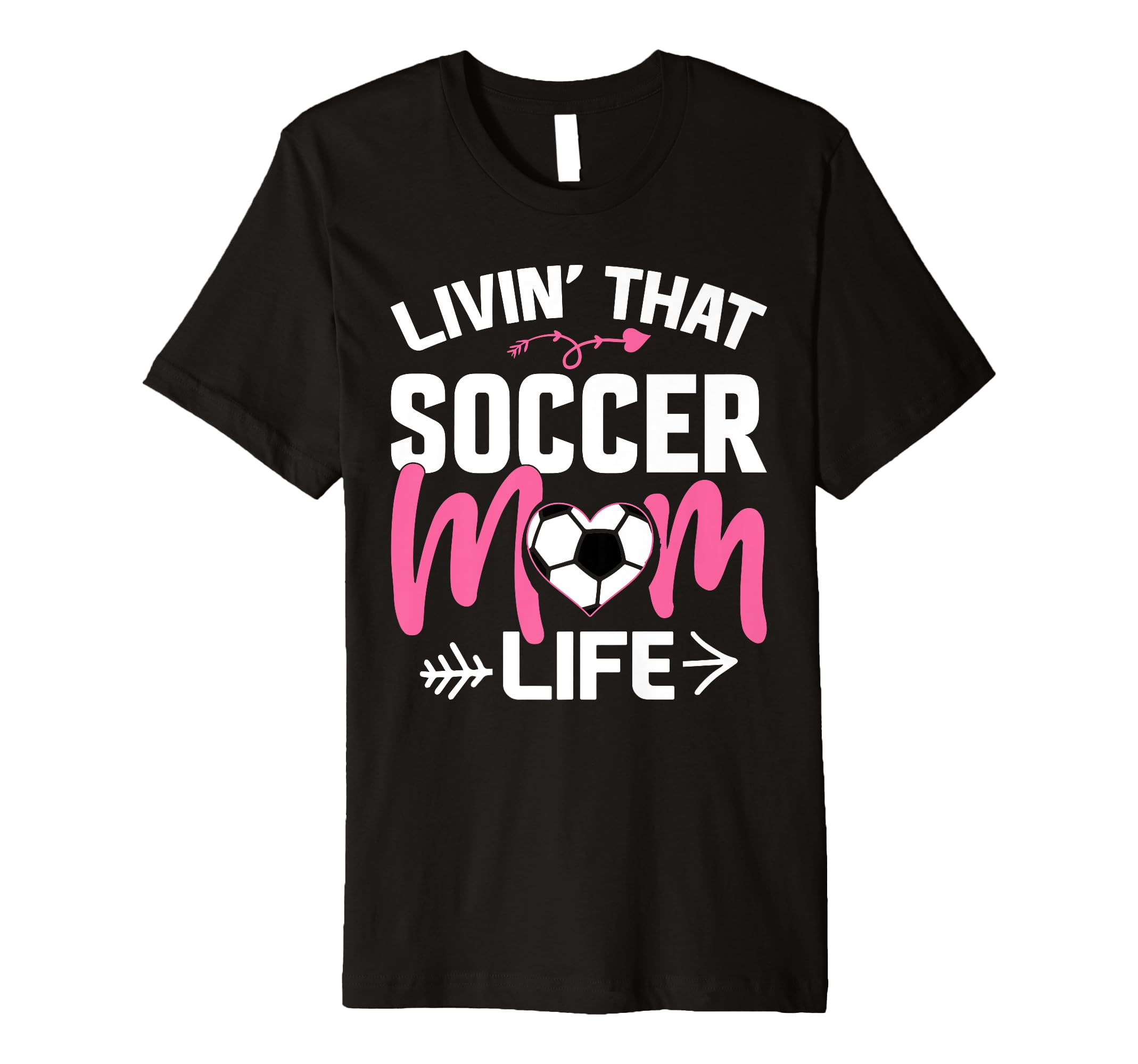 Soccer Player Soccer Mom Life T-Shirt - Custom Art Print Unisex - T-Shirt, Sweatshirt, Hoodie