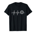 Heartbeat Soccer Ball T-Shirt - Fun Novelty Design Unisex - T-Shirt, Sweatshirt, Hoodie