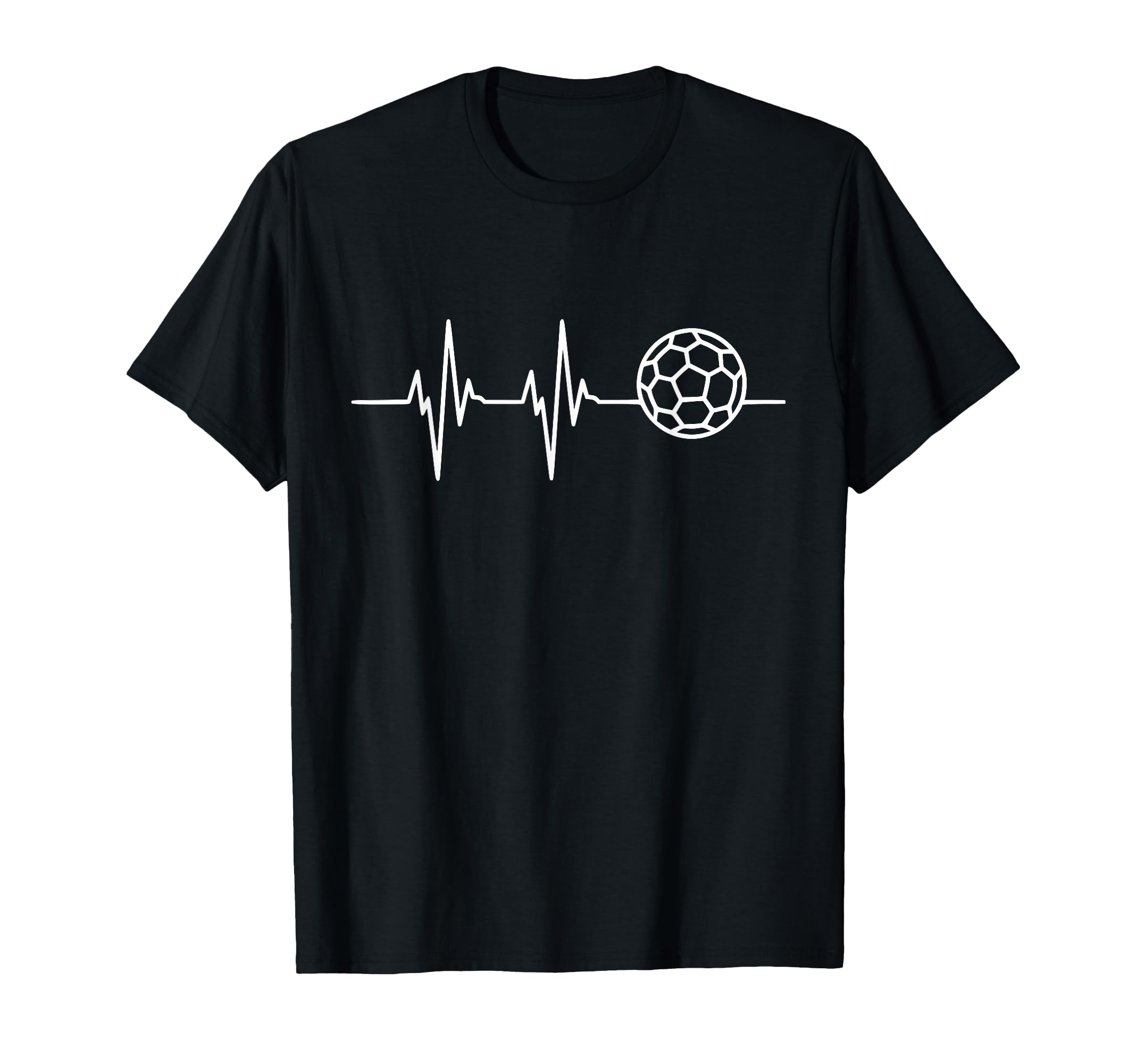 Heartbeat Soccer Ball T-Shirt - Fun Novelty Design Unisex - T-Shirt, Sweatshirt, Hoodie