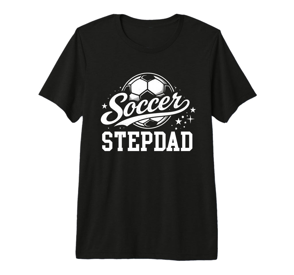 Soccer Stepdad Soccer Ball Tri Blend T-Shirt - Aesthetic Graphic Men Women - T-Shirt, Sweatshirt, Hoodie