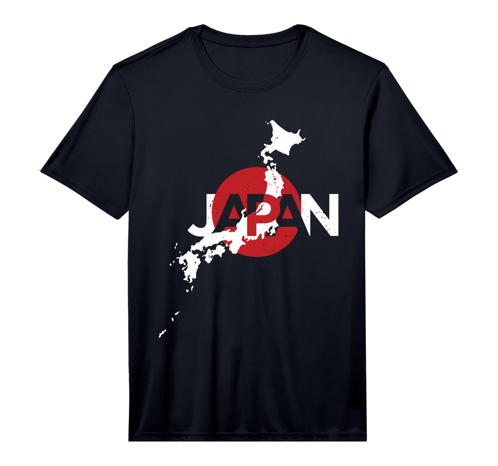 Japanese Map Flag Souvenir T-Shirt - Casual Everyday Wear Men Women - T-Shirt, Sweatshirt, Hoodie