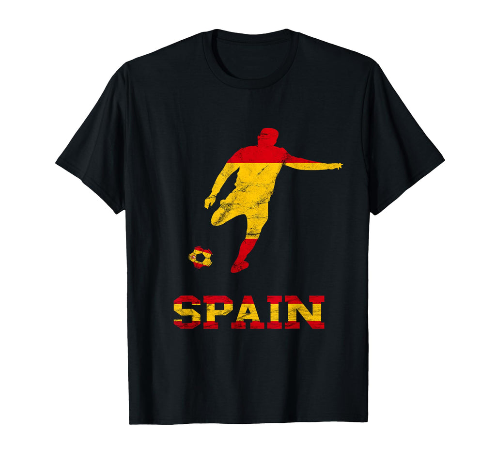 Spain Spanish Soccer Player Spain T-Shirt - Casual Everyday Wear Men Women - T-Shirt, Sweatshirt, Hoodie