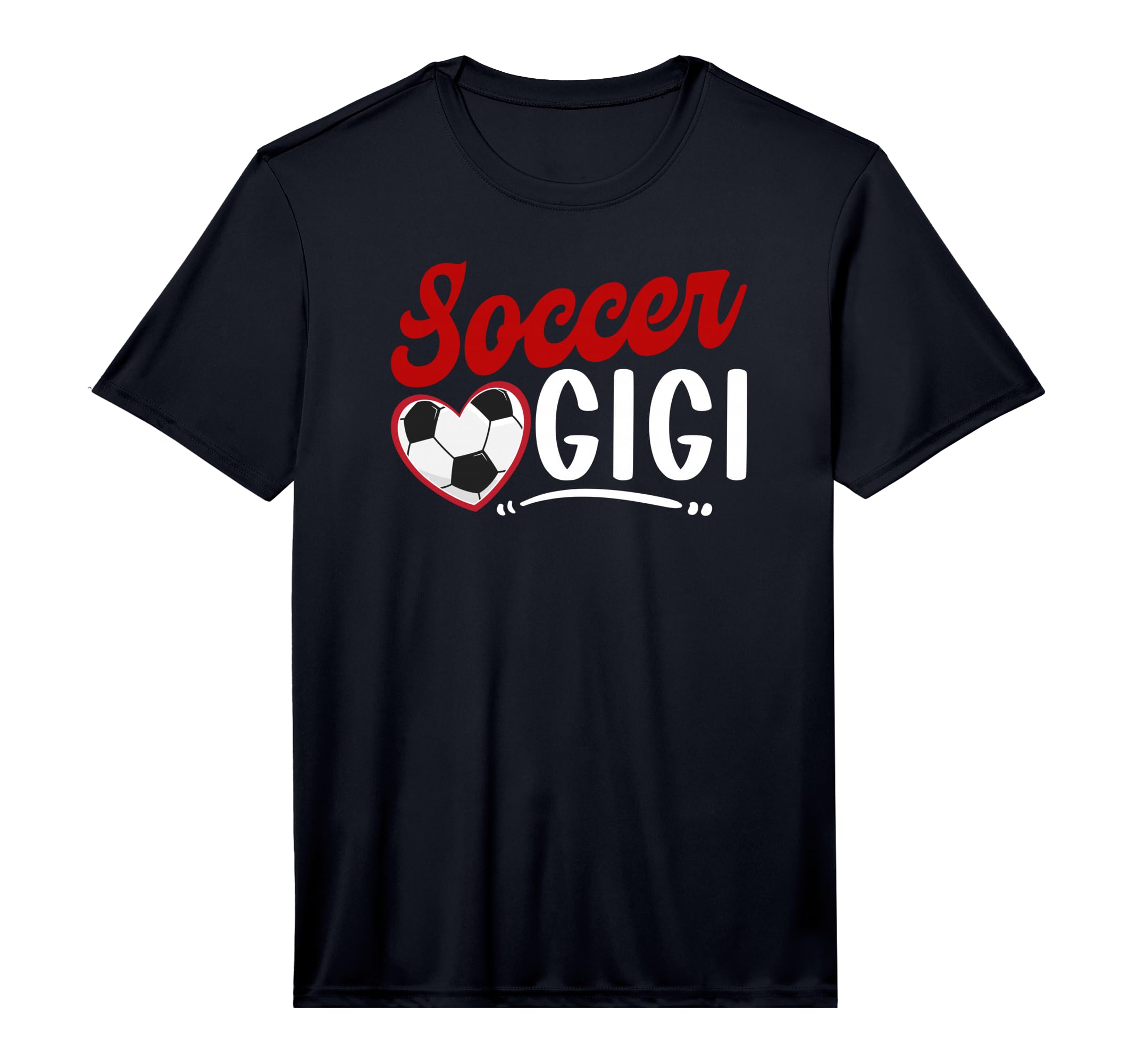 Mens Soccer Gigi Heart Grandma Gigi T-Shirt - Fun Novelty Design Unisex - T-Shirt, Sweatshirt, Hoodie