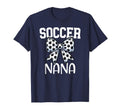 Soccer Nana Coquette Bow Proud Soccer T-Shirt - Custom Art Print Men Women - T-Shirt, Sweatshirt, Hoodie