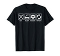 Eat Sleep Soccer Repet Goalie Player T-Shirt - Streetwear Style for Adults - T-Shirt, Sweatshirt, Hoodie