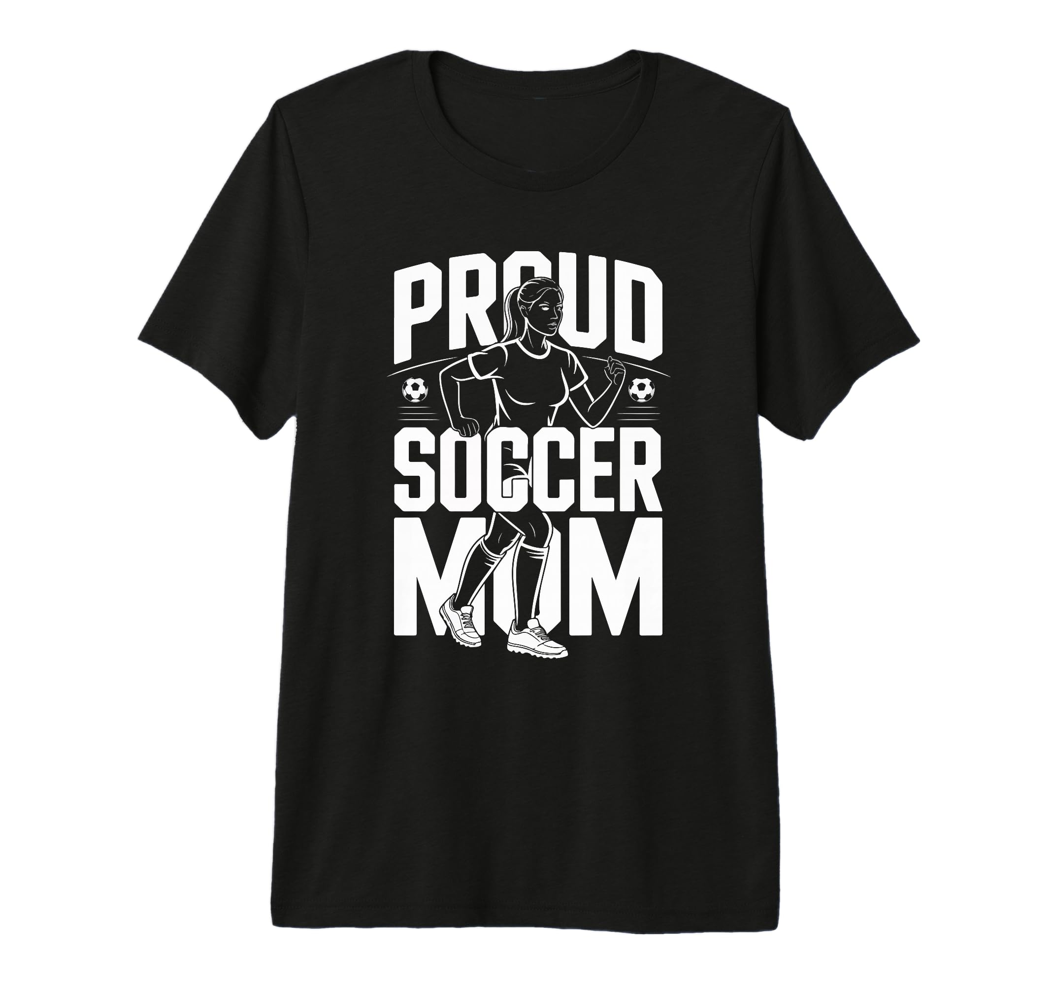 Proud Soccer Mom Sunset Vibes Tri Blend T-Shirt - Fun Novelty Design Unisex - T-Shirt, Sweatshirt, Hoodie